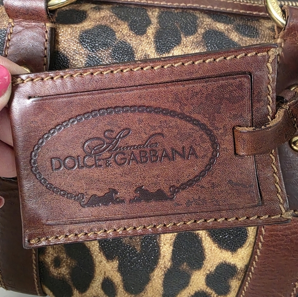 Dolce & Gabbana Leopard Print Boston Bag - Picture 6 of 16